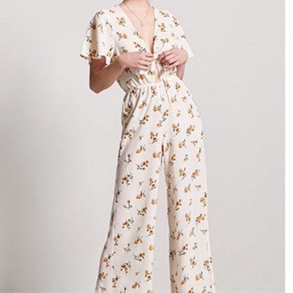 Floral Jumpsuit - Picture 2 of 3